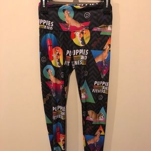 Puppies Make Me Happy Brand Leggings